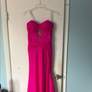 Jovani Hot Pink Prom Dress